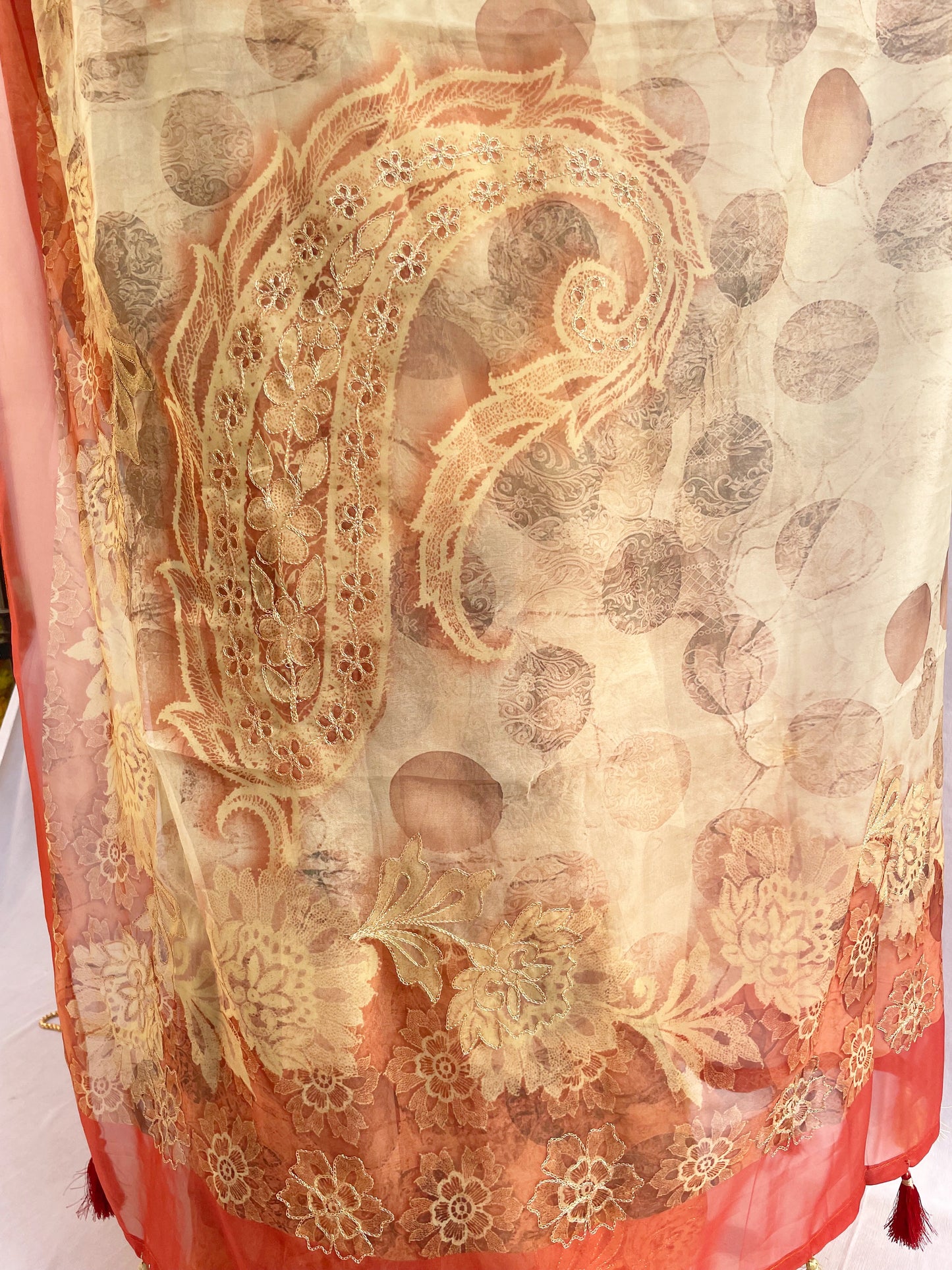 Soft Organza Silk Thread Highlights Saree