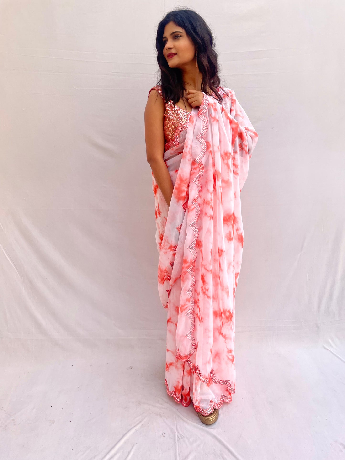 Shibori Print with Handwork - Vanesara