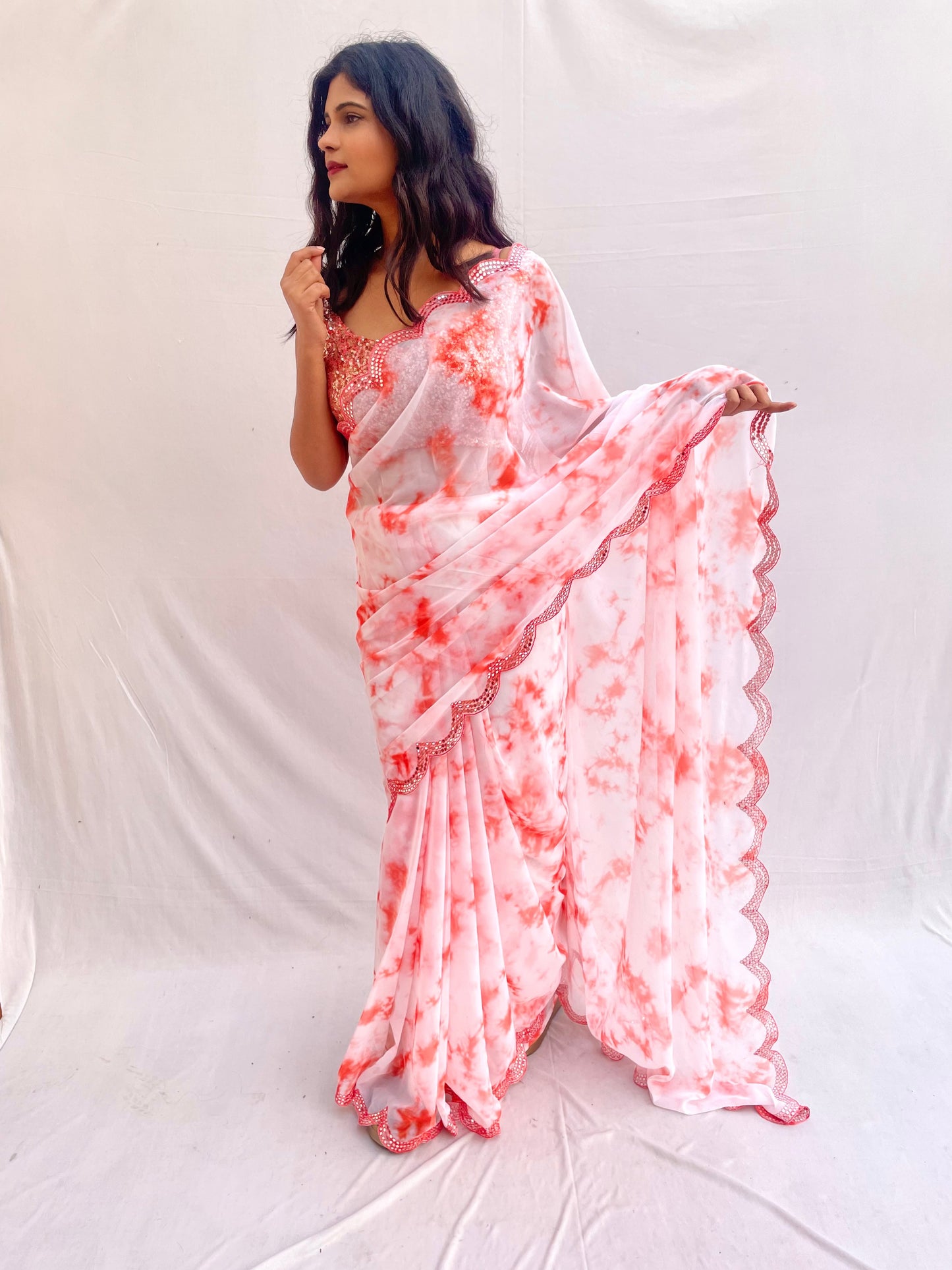 Shibori Print with Handwork - Vanesara
