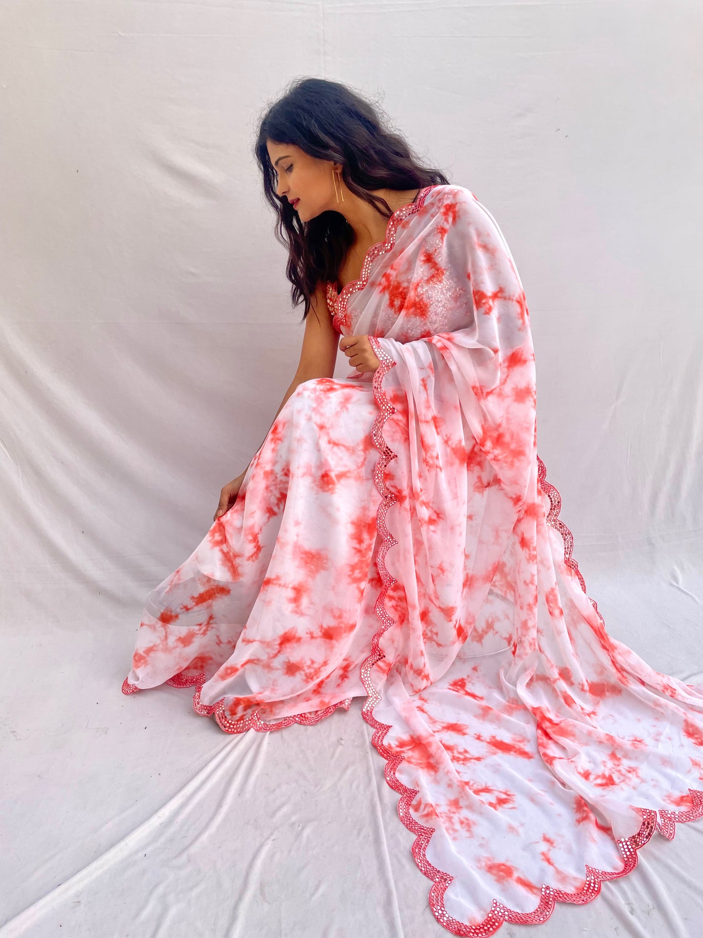 Shibori Print with Handwork - Vanesara