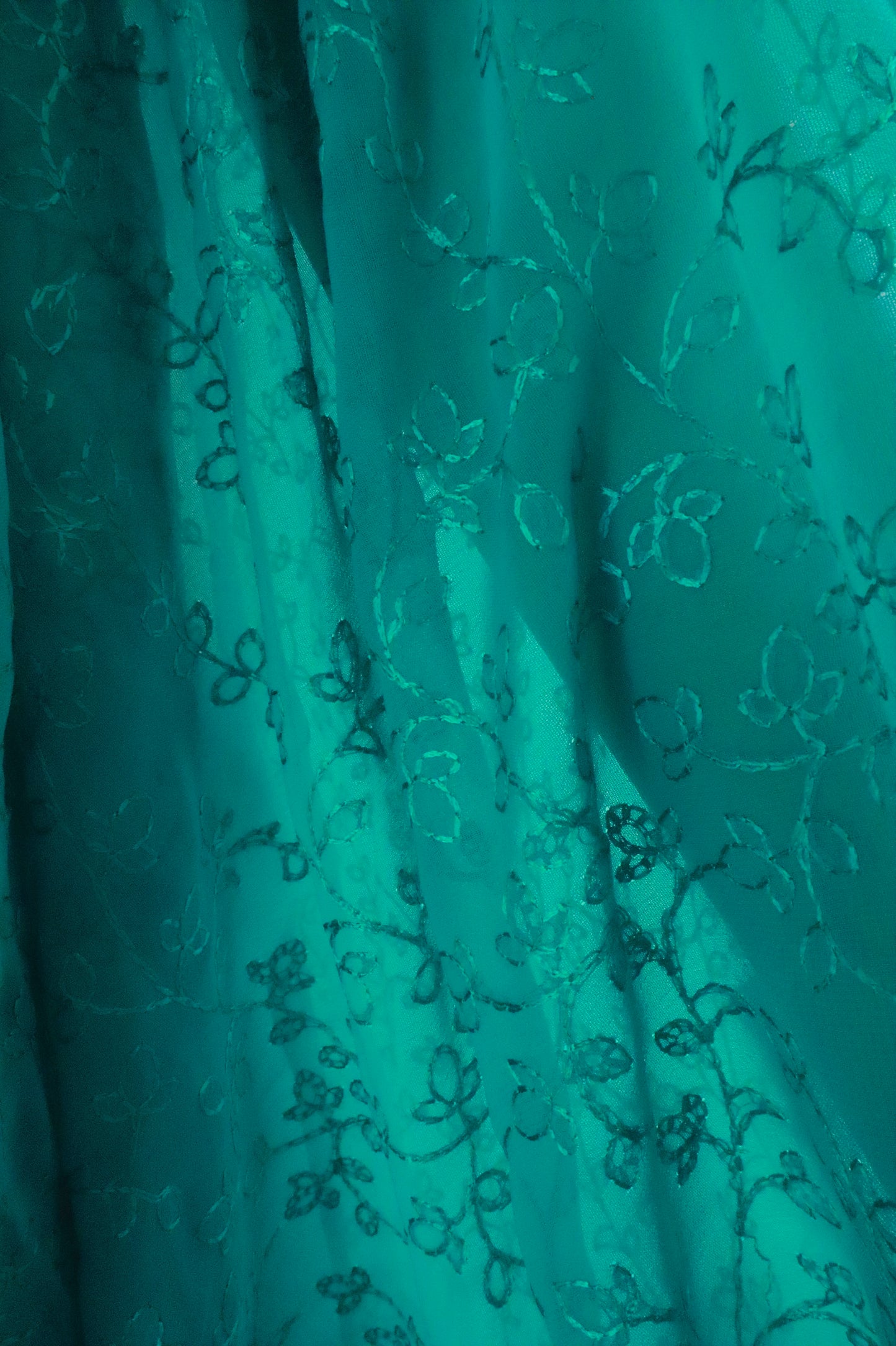 Multi Thread Embroidery Saree - Vanesara