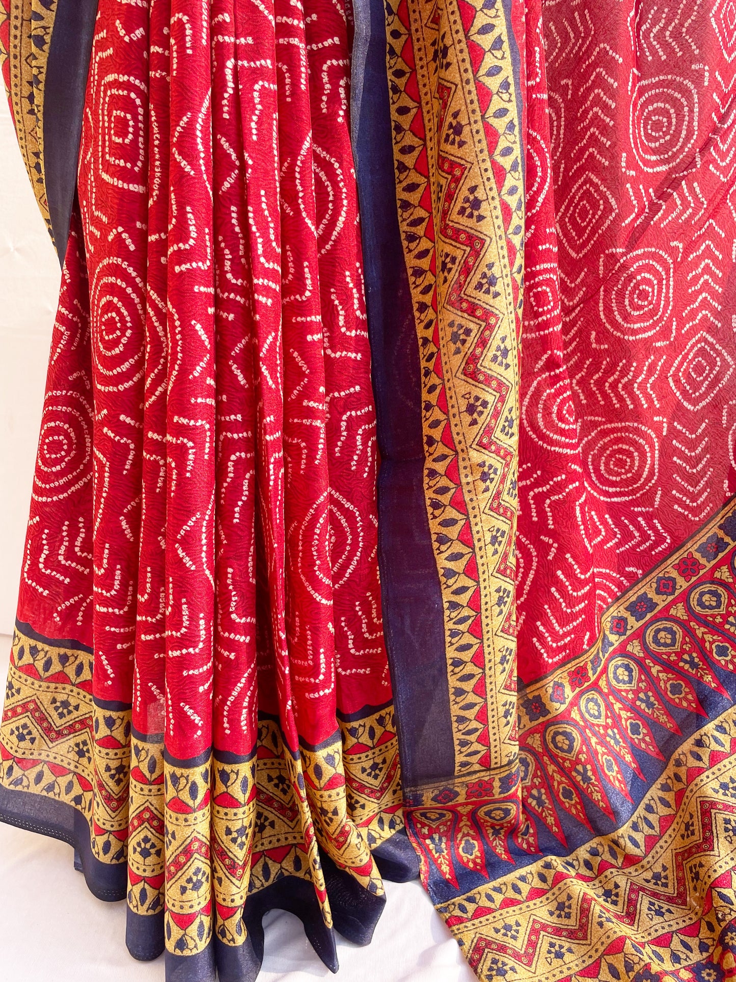 Printed Cotton Silk Saree