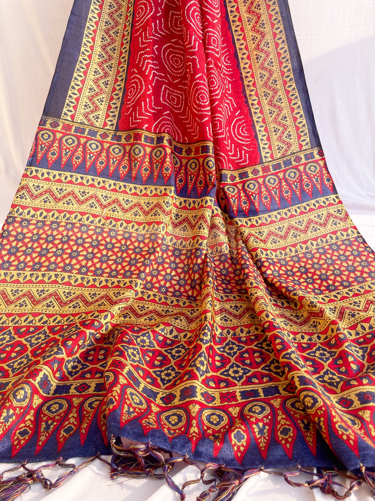 Printed Cotton Silk Saree