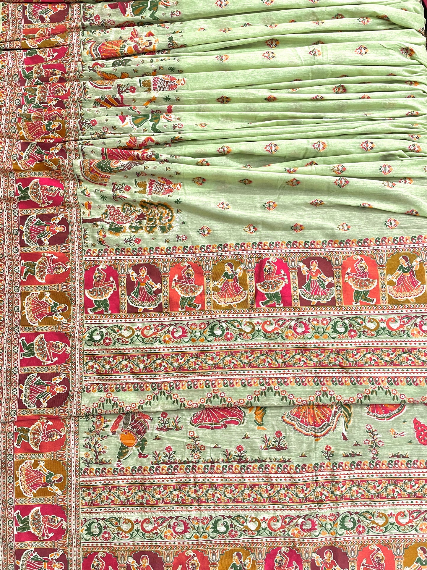 Cotton Saree with All Over Zari Work - Vanesara