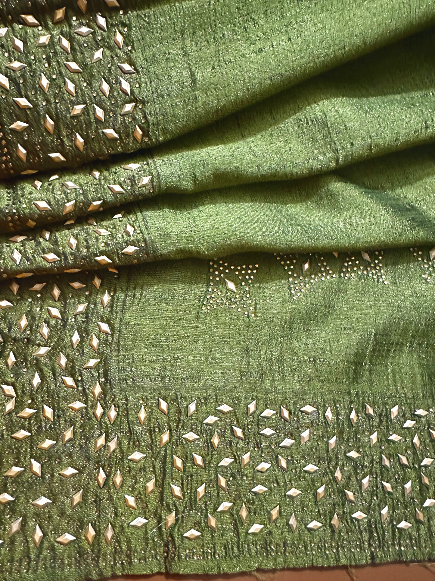 Silk Saree with swaroski touch - Vanesara