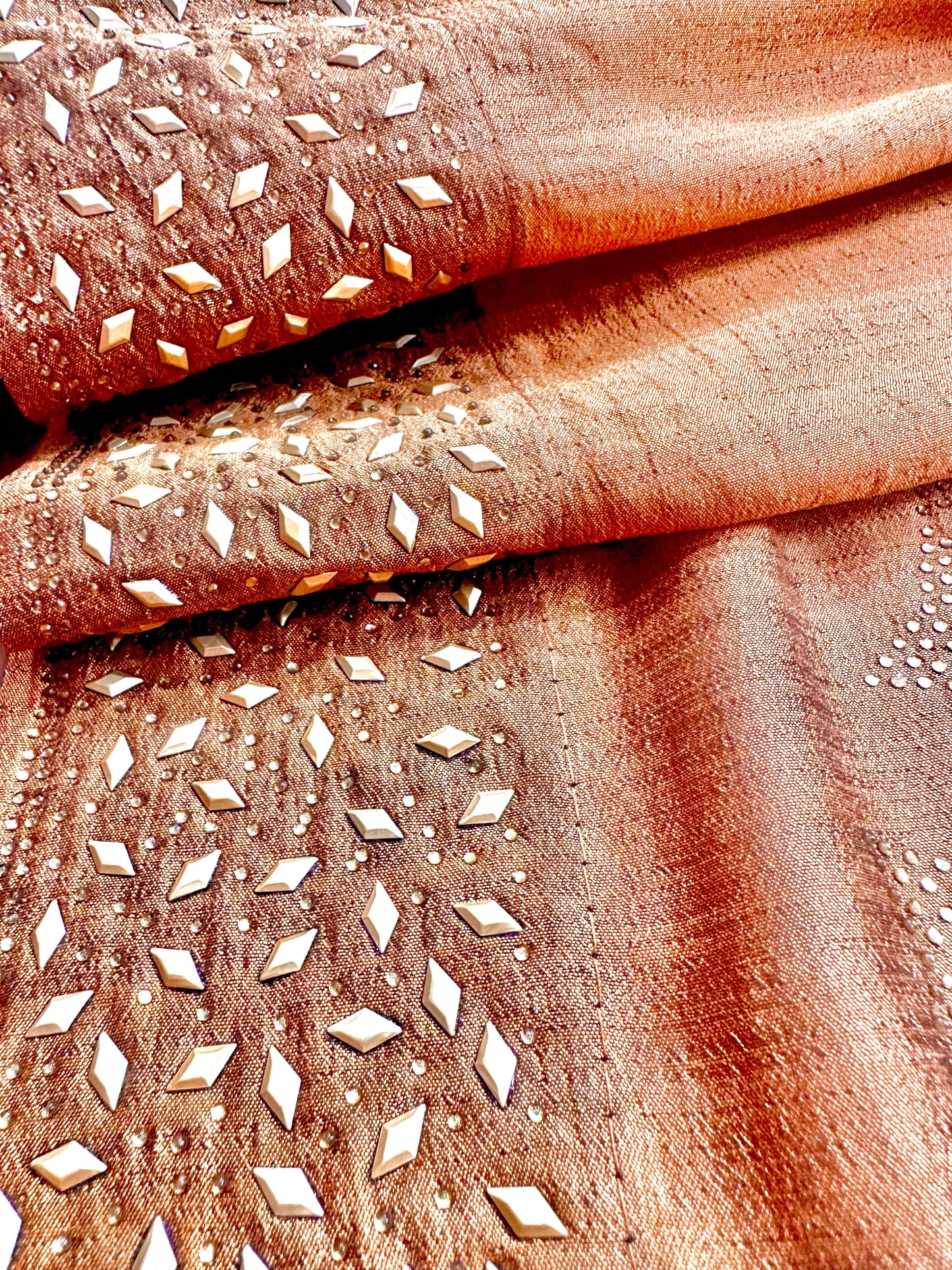 Silk Saree with swaroski touch - Vanesara
