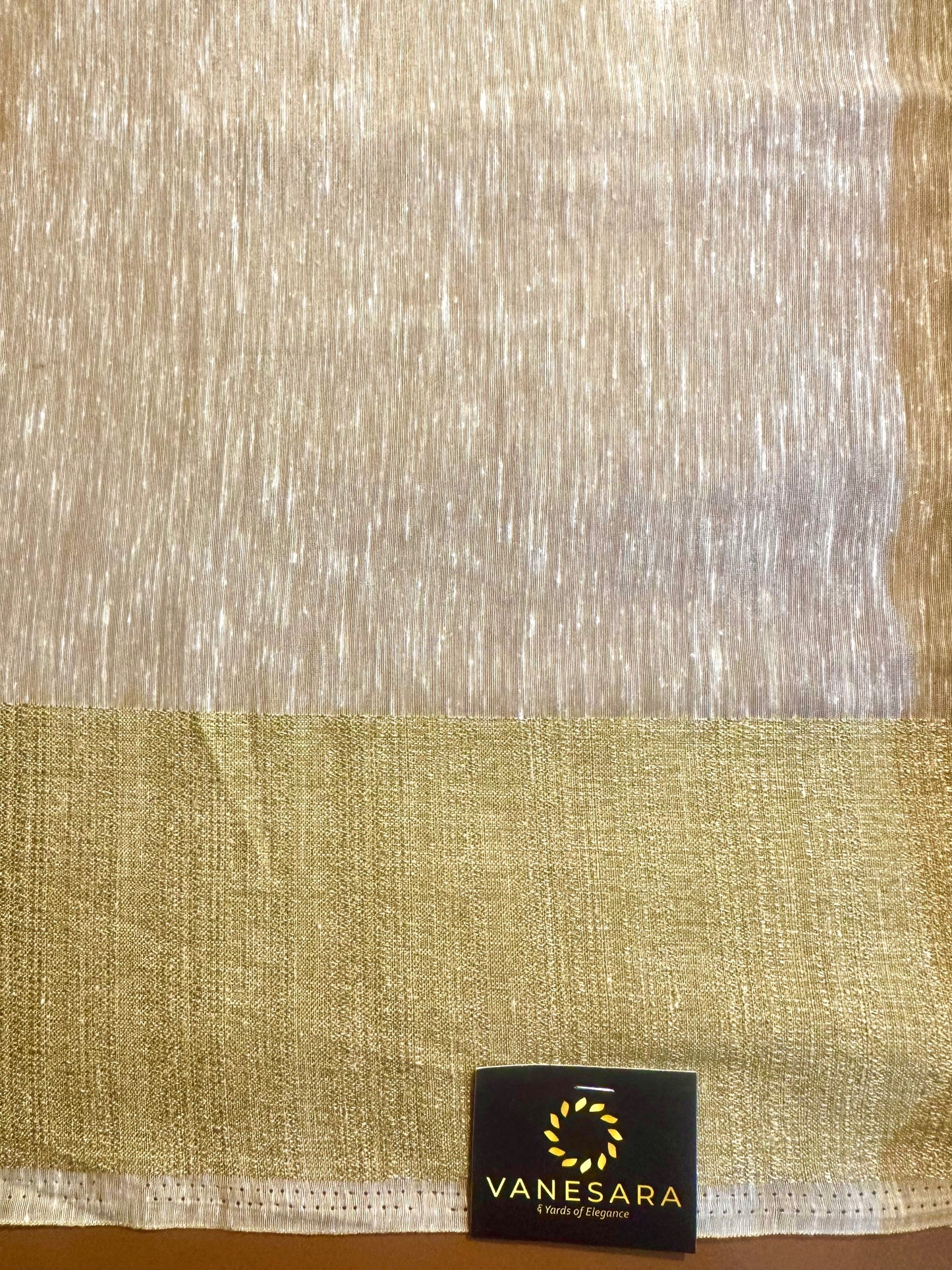 Yellow Cotton Floral Embroidered Saree