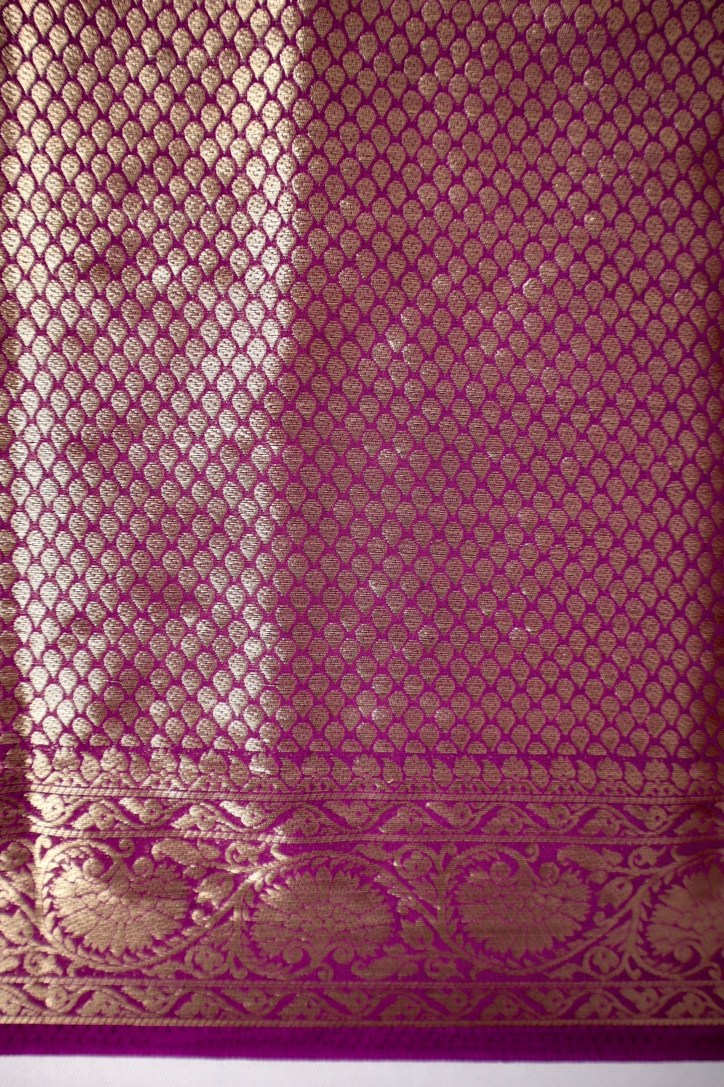 Blue Georgette Zari Woven Saree - Vanesara