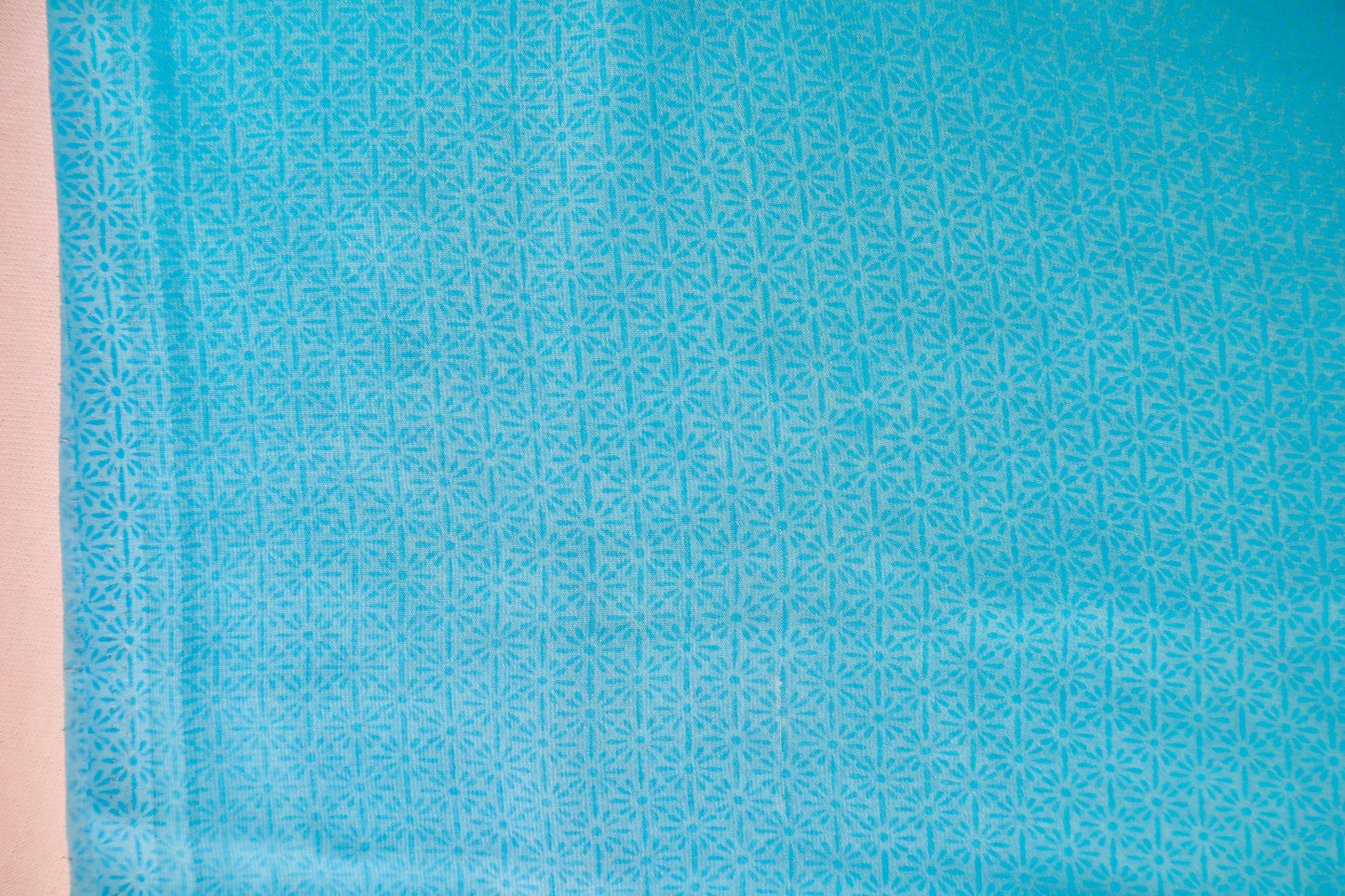 Blue printed georgette saree - Vanesara