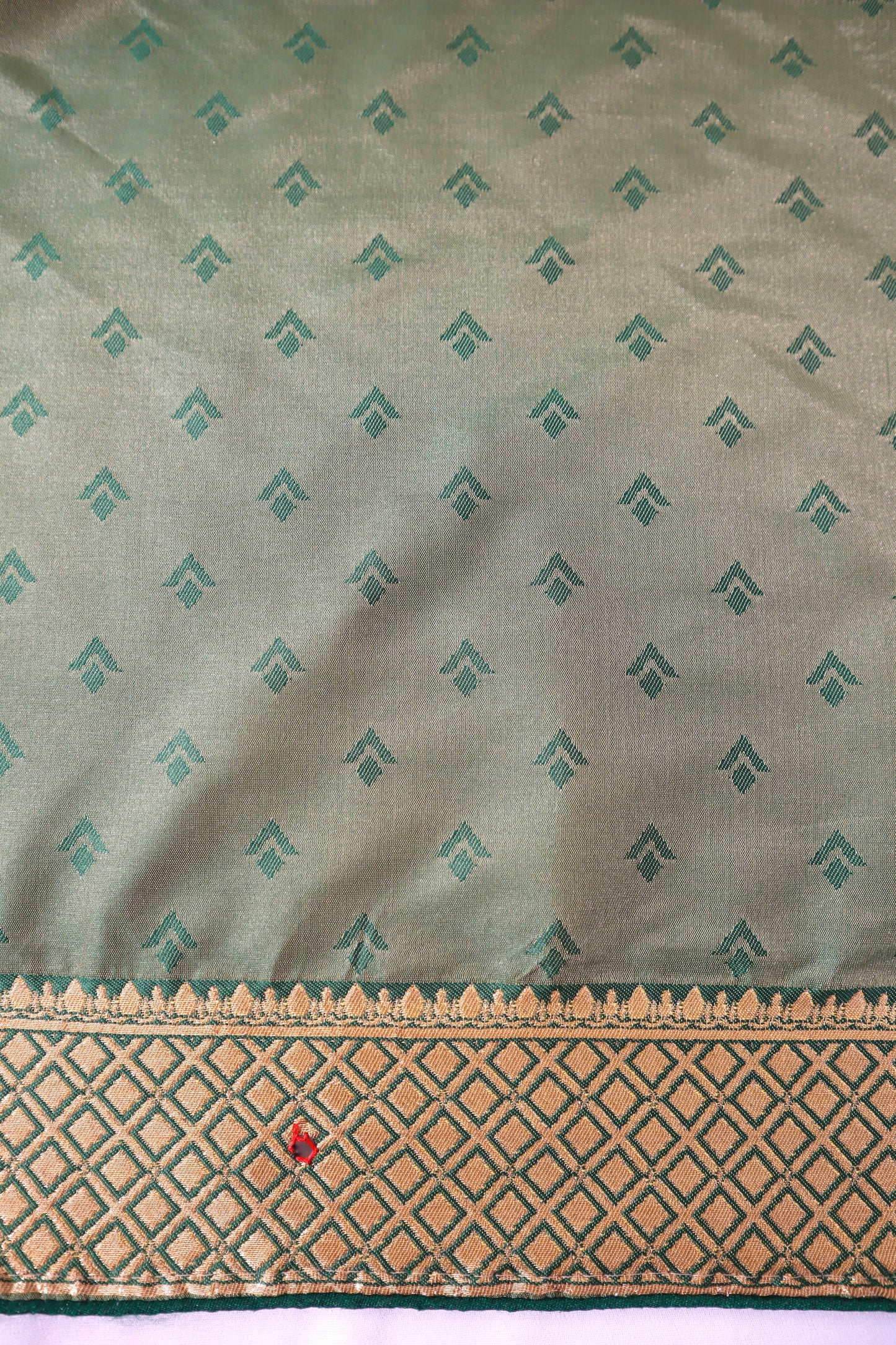 Silk Saree With Handwork Highlights - Vanesara