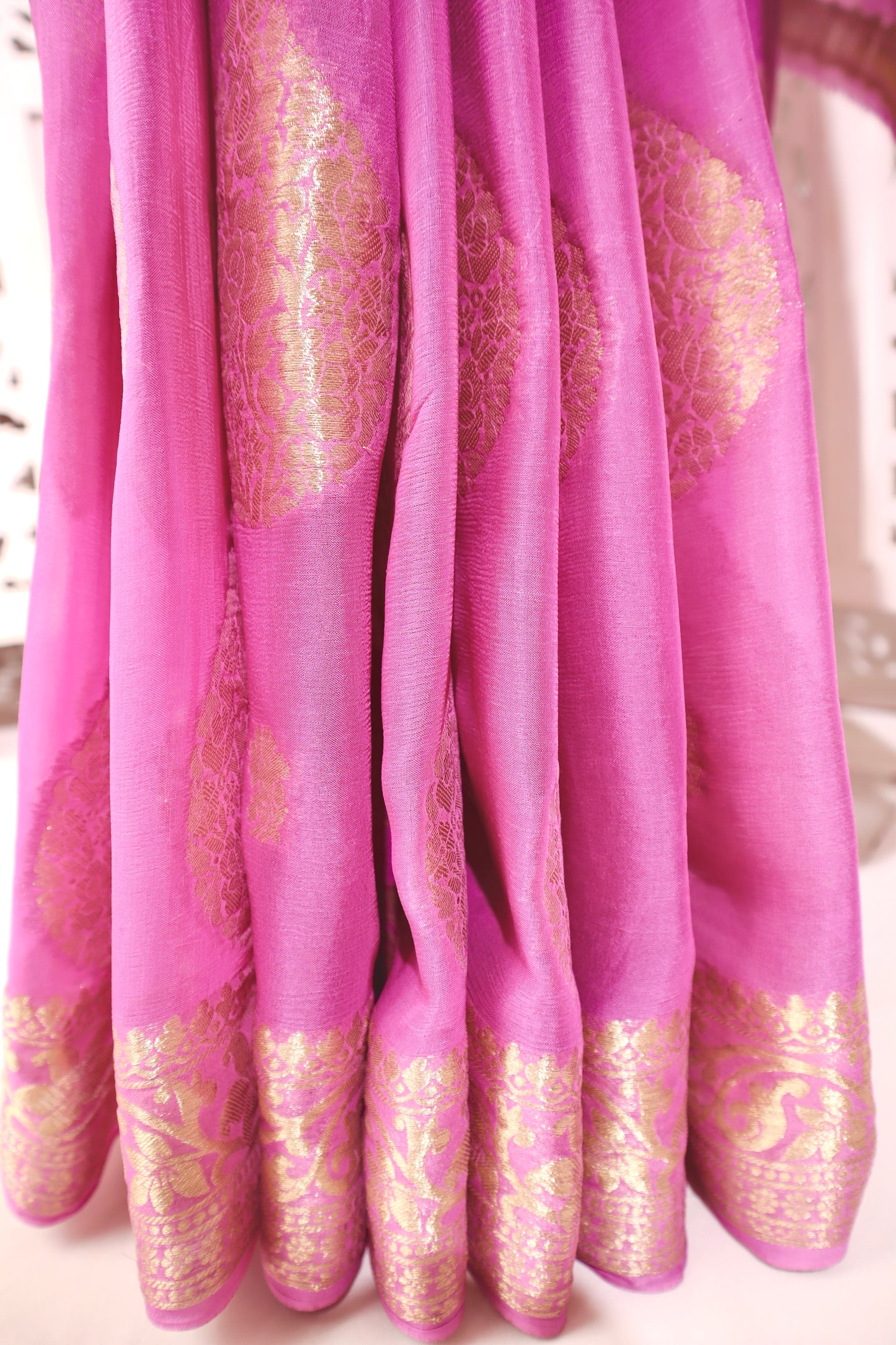 Chiffon Saree with Swarovski touch - Vanesara