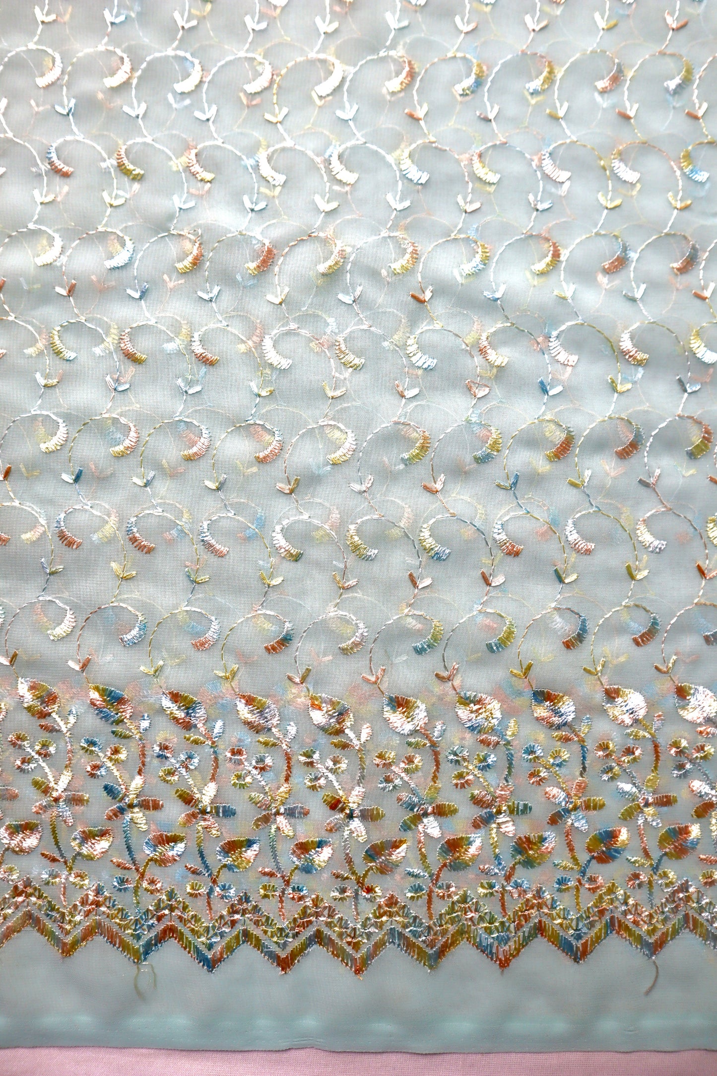 Handmade Silk Sequin Saree - Vanesara