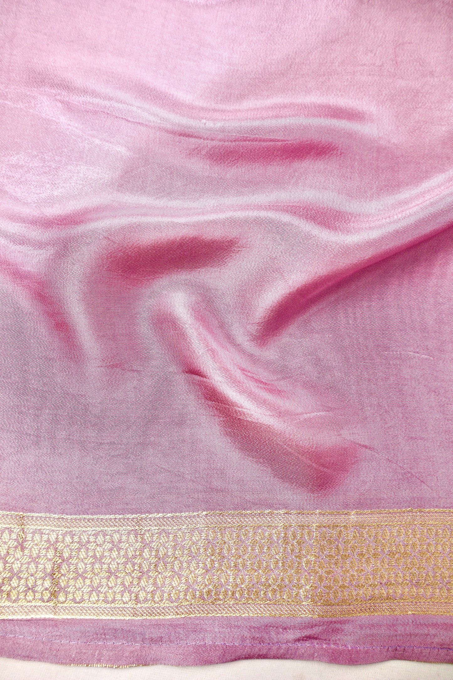 Lilac Silk Saree - Vanesara