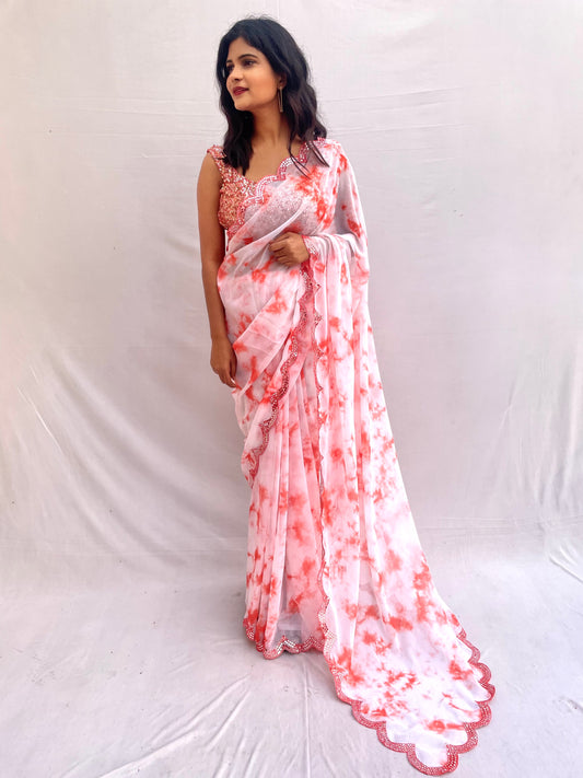 Shibori Print with Handwork - Vanesara