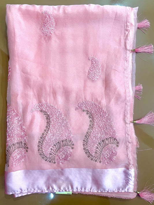 Thread Work With Swarovski Touch - Vanesara