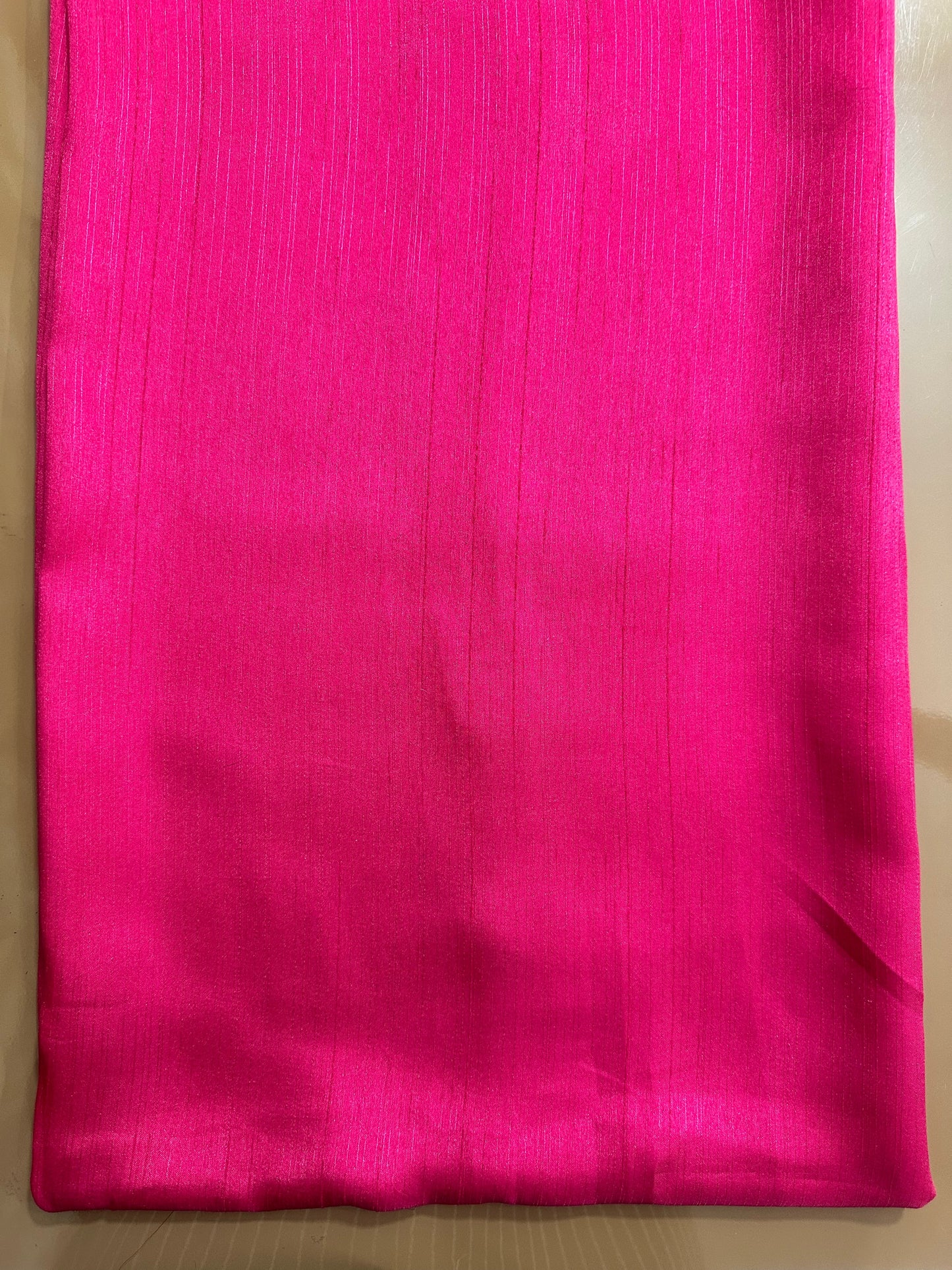 Golden Pink Saree With Handwork