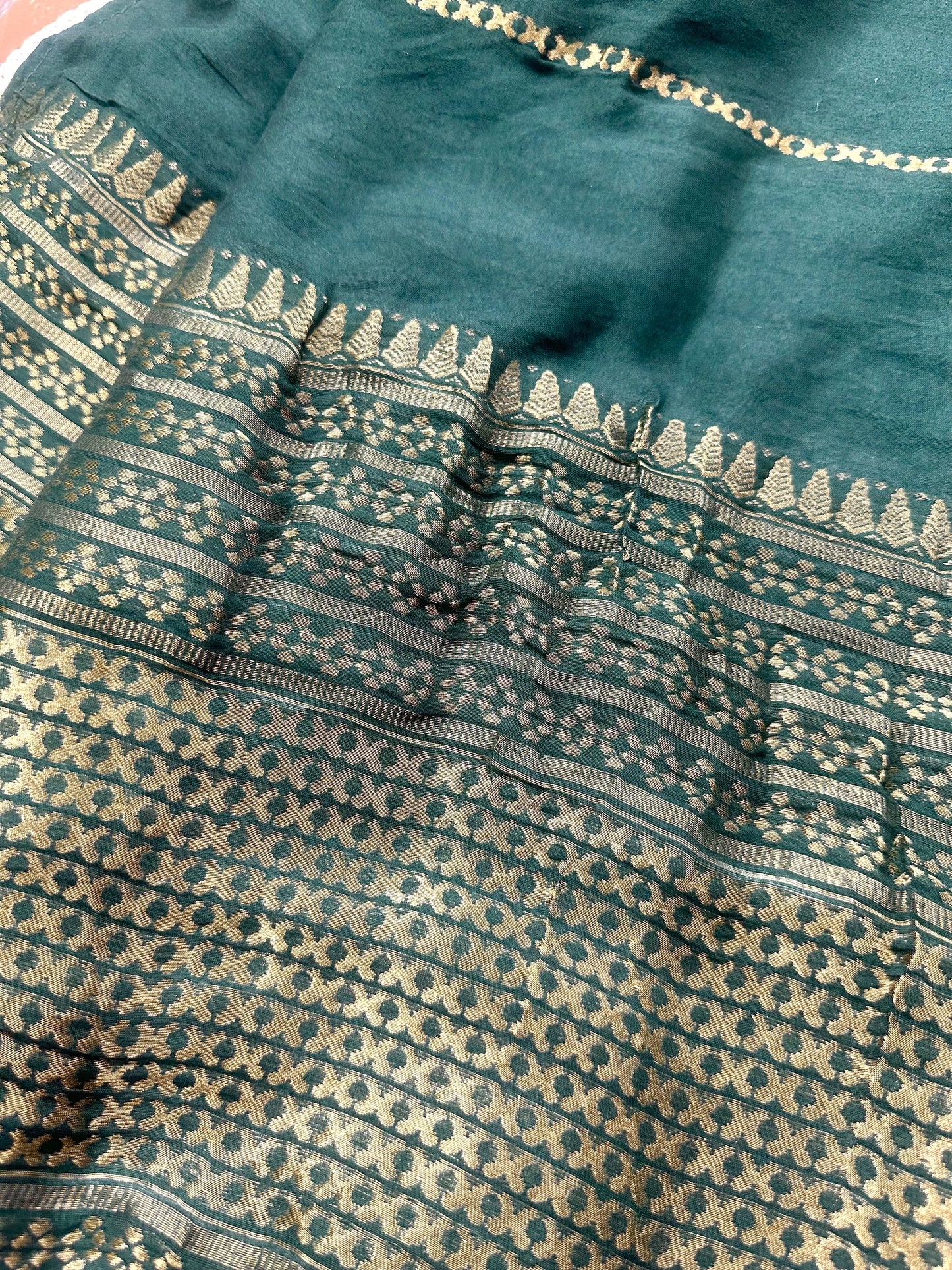 Cotton Saree With Lace border