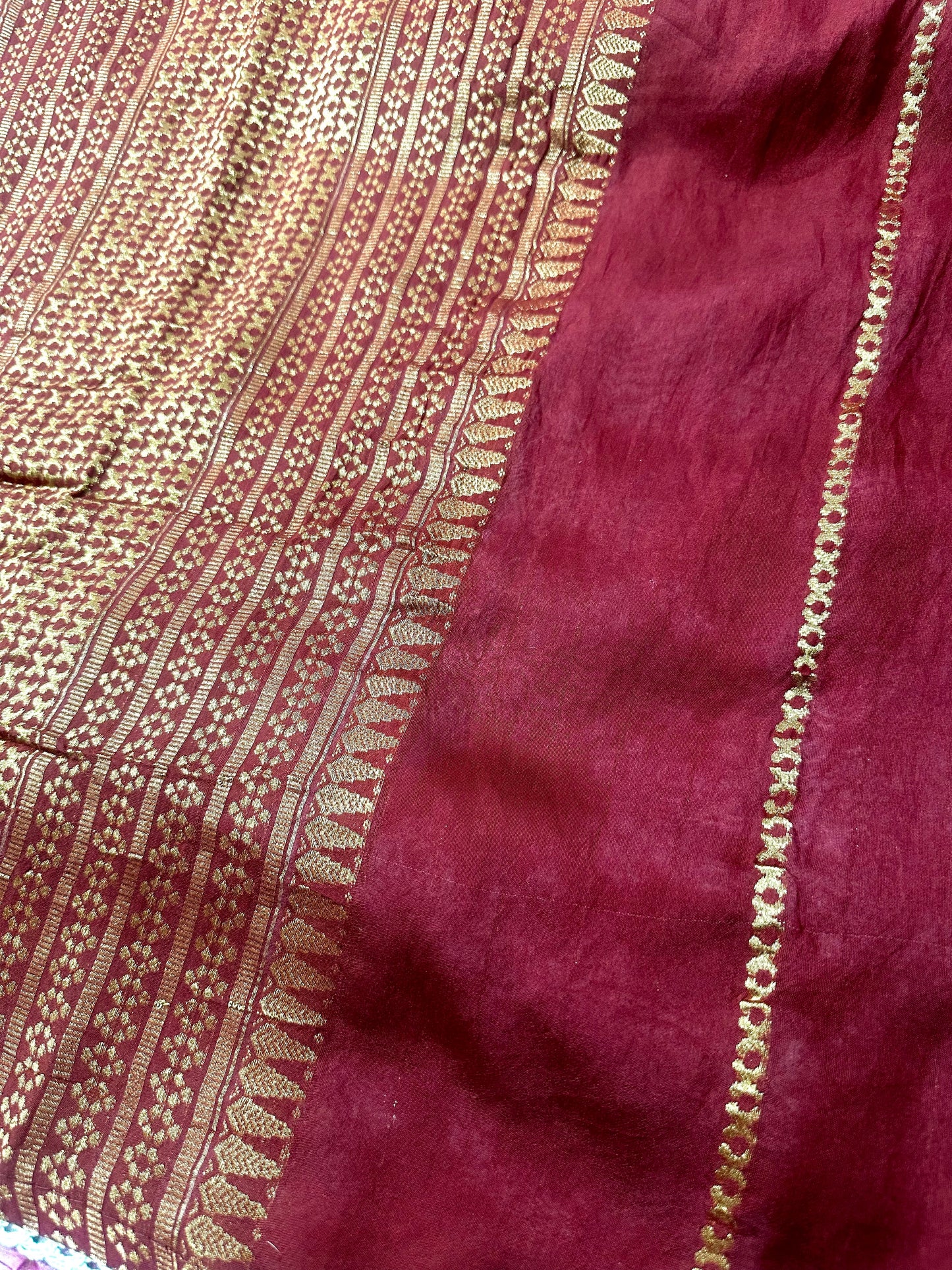 Cotton Saree With Lace border